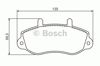 Тормозные колодки 0986494288 BOSCH