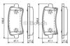 Колодки на тормоз задний дисковый 0986494297 BOSCH