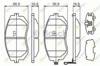 Колодки тормозные дисковые комплект 0986494315 BOSCH