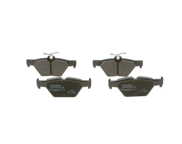 0986494836 BOSCH Колодки тормозные задние дисковые купить в Львов