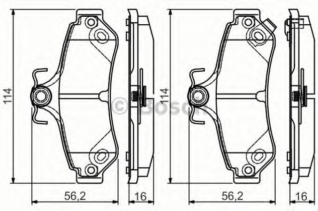 Тормозные колодки Toyota Camry