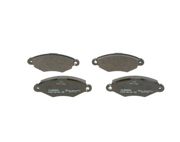 0986495235 BOSCH Колодки тормозные передние дисковые купить в Запорожье
