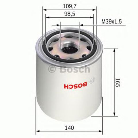 BOSCH 0986628254 Фильтр осушителя воздуха (влагомаслоотделителя) (TRUCK) в наличии Харьков