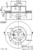 Передний тормозной диск 09975011 BREMBO