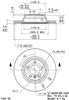 Передний тормозной диск 09A25911 BREMBO