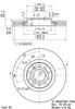 Тормоз дисковый передний 09A59811 BREMBO