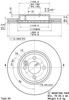 Диск тормозной передний 09A76111 BREMBO