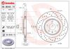 Диск тормозной задний 09B0401X BREMBO