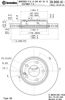 Тормоз дисковый передний 09B43641 BREMBO