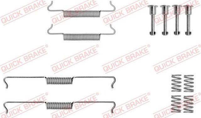 QUICK BRAKE 1050041 Монтажный комплект задних барабанных колодок в наличии Украина