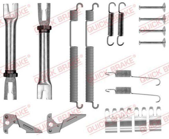 Монтажный комплект задних барабанных колодок 1050053S QUICK BRAKE