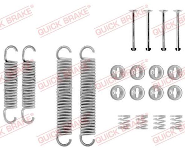 Монтажный комплект задних барабанных колодок 1050601 QUICK BRAKE