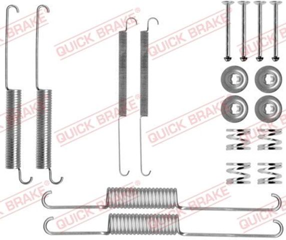 QUICK BRAKE 1050758 Монтажный комплект задних барабанных колодок в наличии Павлоград