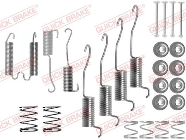 QUICK BRAKE 1050776 Монтажный комплект задних барабанных колодок в наличии Одесса