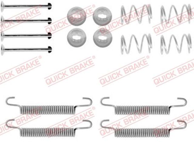QUICK BRAKE 1050791 Монтажный комплект задних барабанных колодок в наличии Ужгород