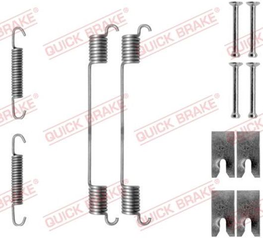 QUICK BRAKE 1050814 Монтажный комплект задних барабанных колодок в наличии Николаев