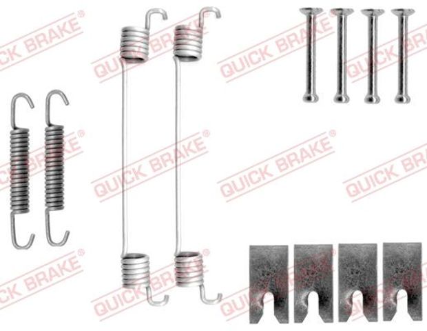 QUICK BRAKE 1050827 Монтажный комплект задних барабанных колодок в наличии Каменское