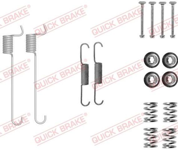 1050848 QUICK BRAKE Монтажный комплект задних барабанных колодок купить в Каменское