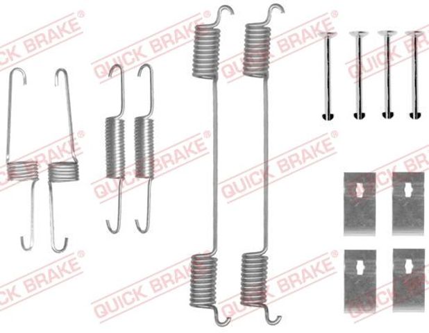 1050859 QUICK BRAKE Монтажный комплект задних барабанных колодок купить в Павлоград