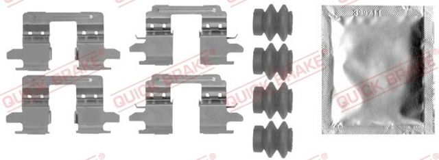 Комплект пружинок крепления задних дисковых колодок 1090005 QUICK BRAKE