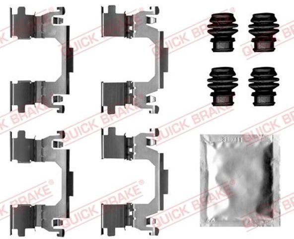 QUICK BRAKE 1090061 Комплект пружинок крепления дисковых колодок передних в наличии Украина