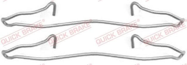 Комплект пружинок крепления передних дисковых колодок 1091057 QUICK BRAKE
