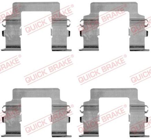 Комплект пружинок крепления дисковых передних колодок 1091161 QUICK BRAKE