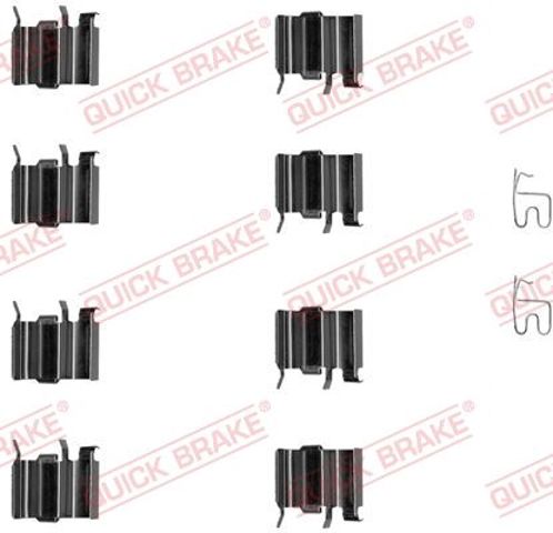 QUICK BRAKE 1091244 Комплект пружинок крепления дисковых колодок передних в наличии Сумы