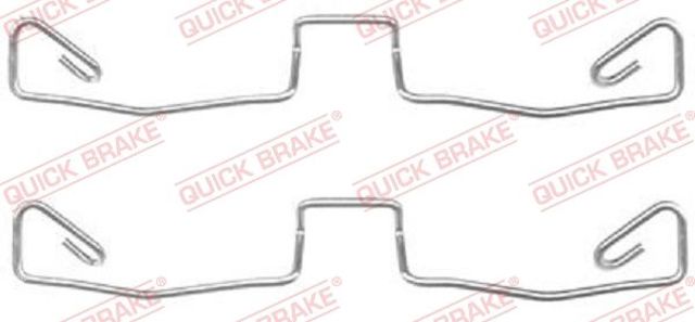 QUICK BRAKE 1091633 Комплект пружинок крепления дисковых колодок передних в наличии Черновцы
