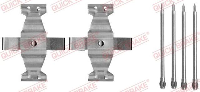 1091636 QUICK BRAKE Ремкомплект тормозных колодок купить в Полтава