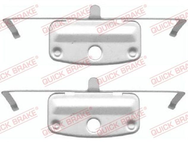 QUICK BRAKE 1091644 Комплект пружинок крепления дисковых колодок передних в наличии Чернигов