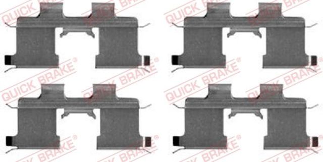 QUICK BRAKE 1091667 Комплект пружинок крепления дисковых колодок задних в наличии Тернополь