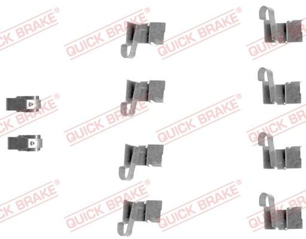 QUICK BRAKE 1091671 Комплект пружинок крепления дисковых колодок передних в наличии Сумы