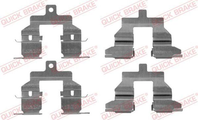 1091737 QUICK BRAKE Комплект пружинок крепления дисковых колодок задних купить в Сумы