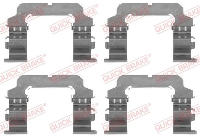 Комплект пружинок крепления дисковых передних колодок 1091738 QUICK BRAKE