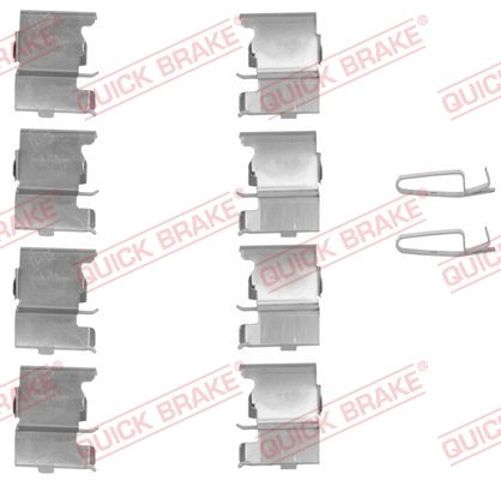 Комплект пружинок крепления дисковых передних колодок 1091775 QUICK BRAKE