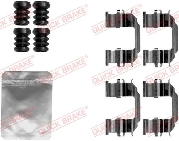 Комплект пружинок крепления дисковых колодок, передних 1091870 QUICK BRAKE