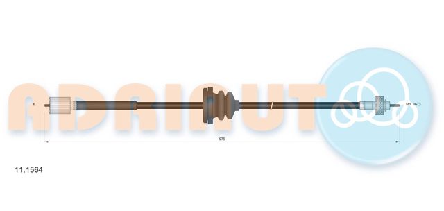 Привод и трос спидометра Фиат Темпра