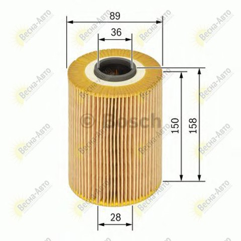 BOSCH 1457429123 Фильтр масляный в наличии Тернополь
