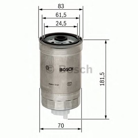 BOSCH 1457434184 Фильтр топливный в наличии Хмельницкий