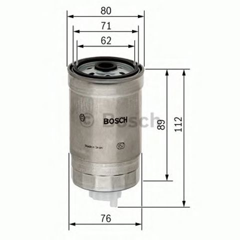 1457434291 BOSCH Фильтр топливный купить в Ирпень