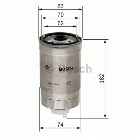 BOSCH 1457434324 Топливный фильтр в наличии Харьков