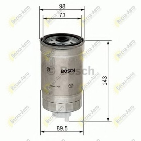 BOSCH 1457434459 Фильтр топливный в наличии Ирпень