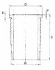 Гильза поршневая 1467005000 GOETZE