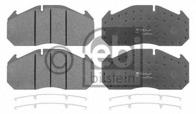 Комплект тормозных колодок, дисковый тормоз 16562