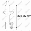 Стойка передняя 170129 SACHS