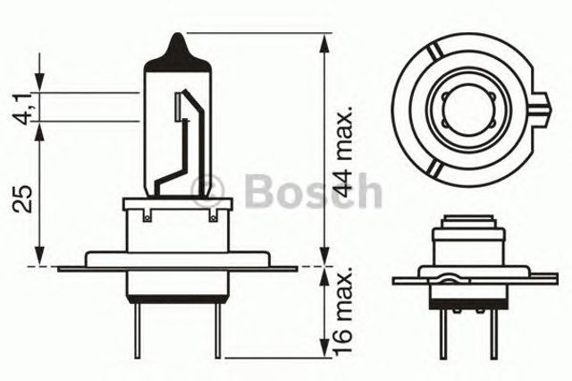 1987302079 BOSCH Лампочка галогенная купить в Украина