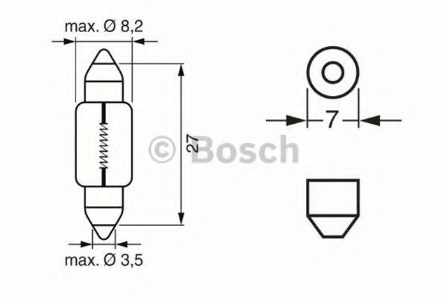 1987302226 BOSCH Лампочка купить в Николаев