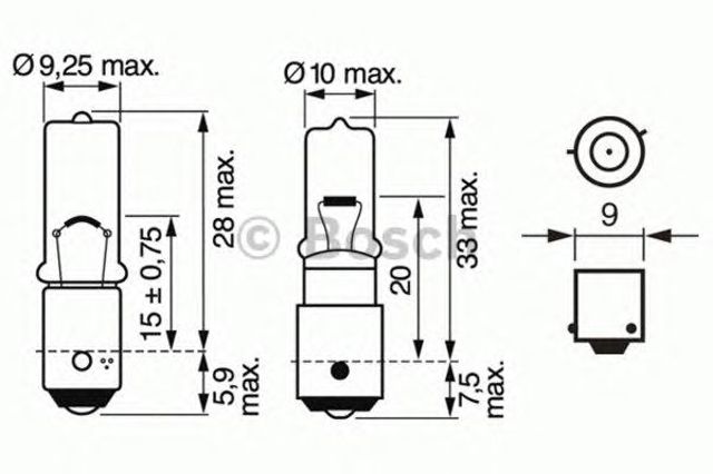 BOSCH 1987302232 Лампочка в наличии Черновцы