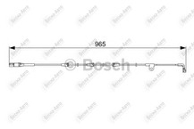 BOSCH 1987473027 Датчик износа тормозных колодок передний в наличии Тернополь